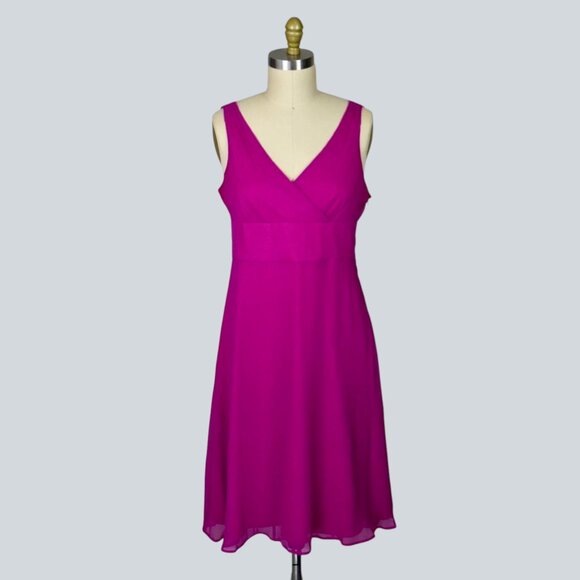 J. Crew Dresses & Skirts - J. CREW FUCHSIA SOFIA SILK DRESS